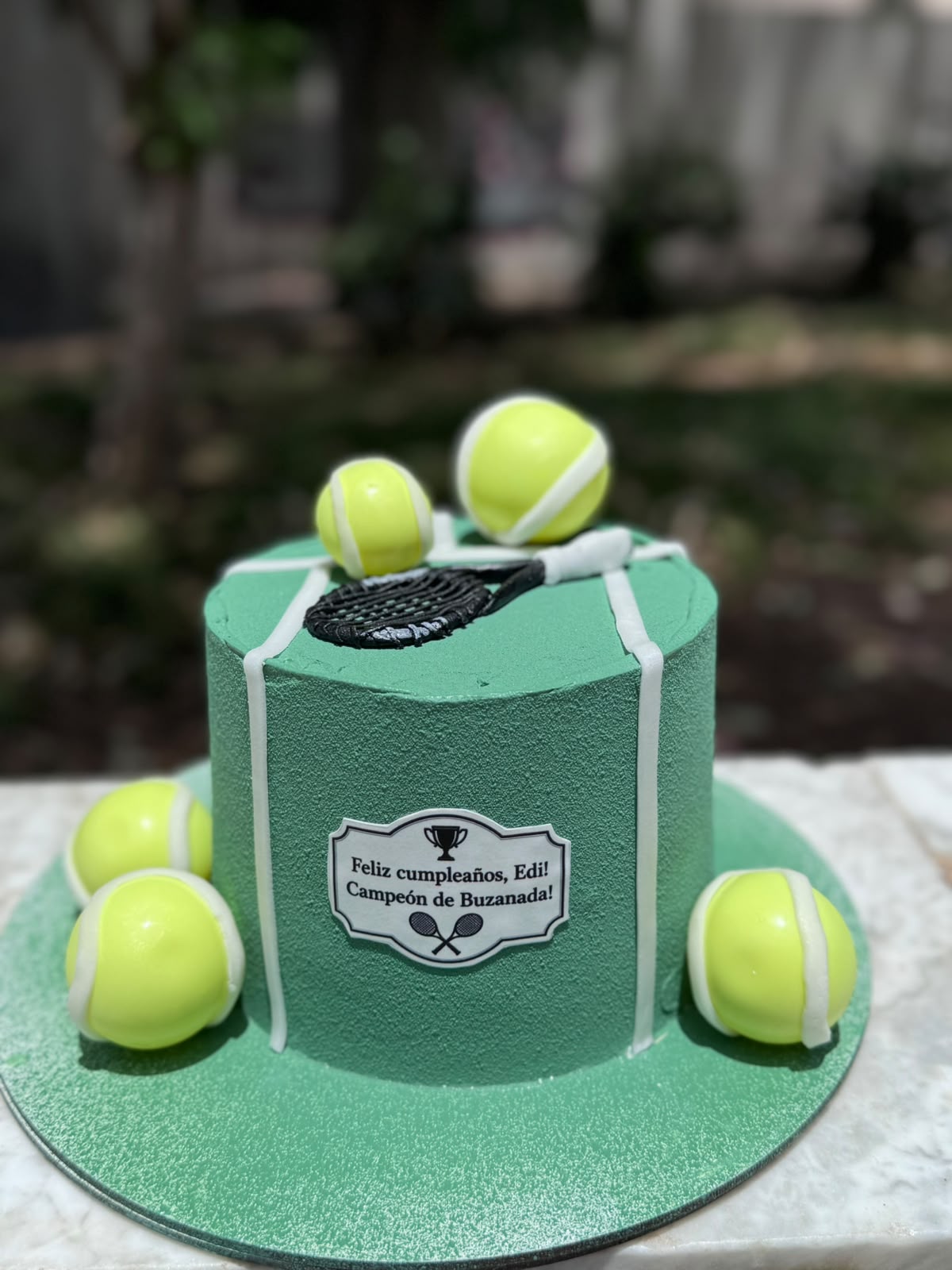 Example of a custom cake made by Dulce Alma Bakery