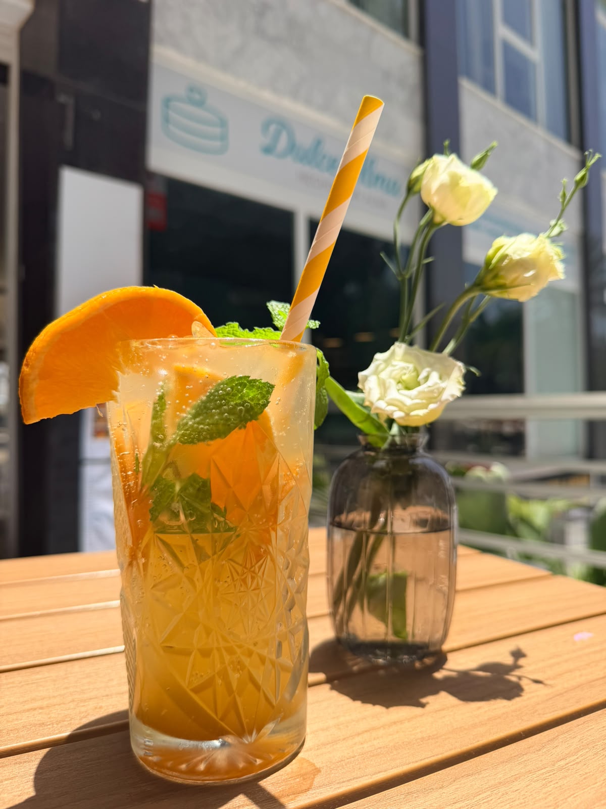 Orange & mint spritz