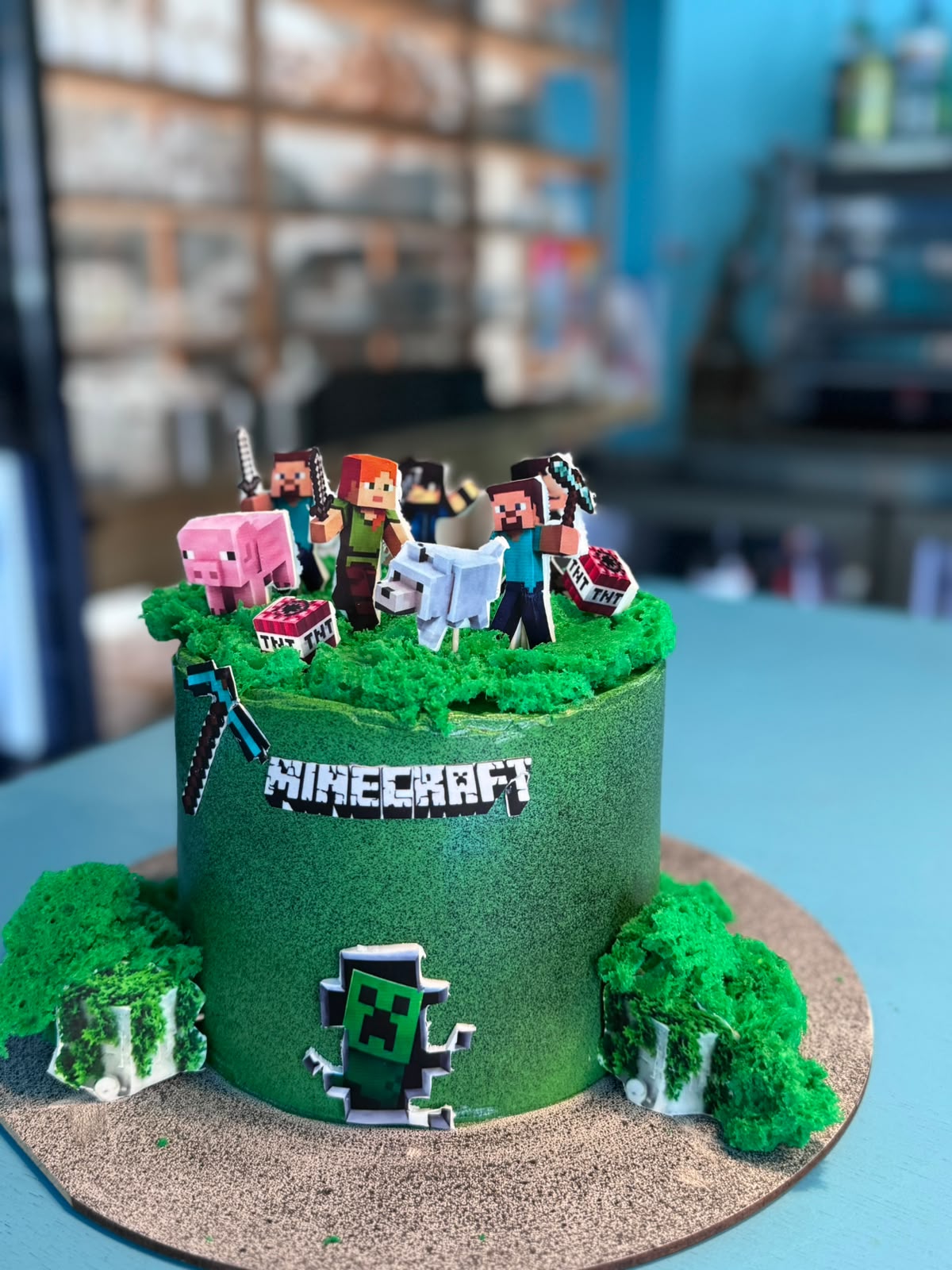 Minecraft cake